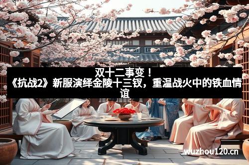 双十二事变！《抗战2》新服演绎金陵十三钗，重温战火中的铁血情谊